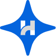 Ícone azul Higienizzare
